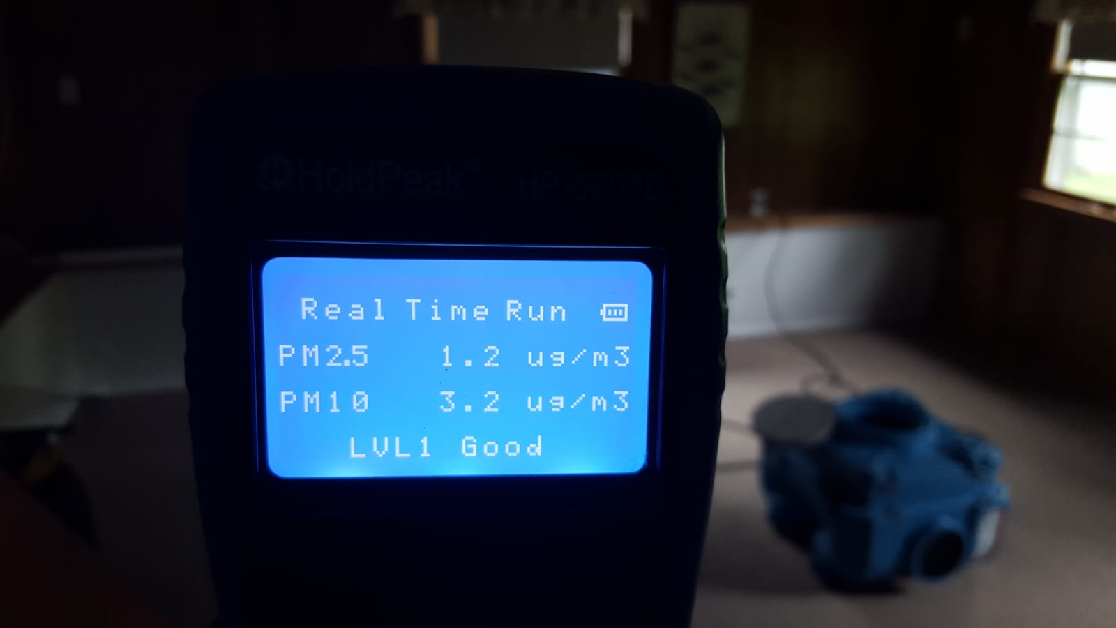 Air quality monitoring during post-fire dusty cleanup work
